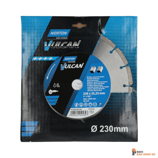 nortonschleifmittel/NORTON_schleifmittel_70184625178 Diamond Blade Norton Vulcan UNI 23x22.23 8x2.4_150800